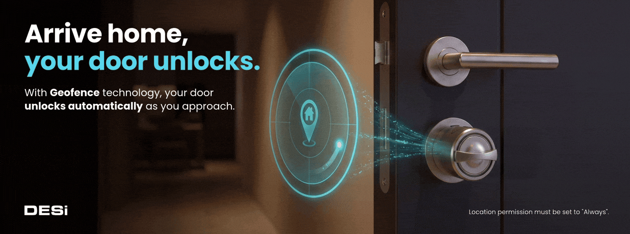 Automatic unlock as you arrive home