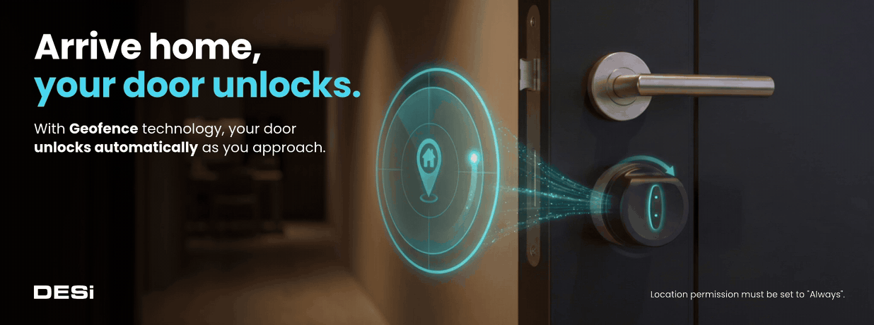 Automatic unlock with geofence