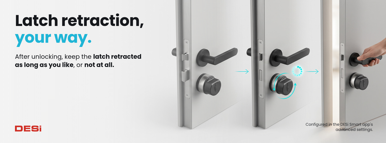 Adjustable latch retraction