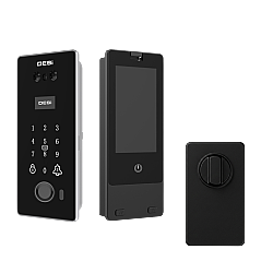 DESi QuiC V003 Smart Door Camera + Cabled Motorized Lock - 